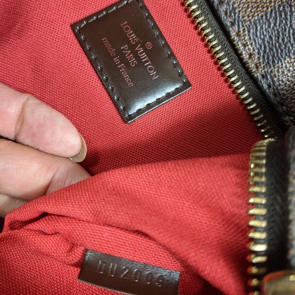 Auth LOUIS VUITTON Bloomsbury GM Damier Ebene Shoulder Crossbody Bag Brown - Picture 9 of 9